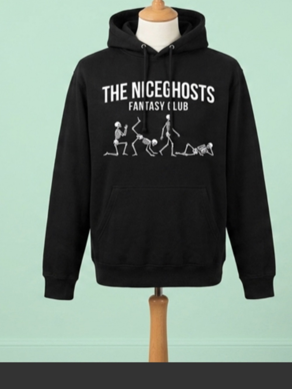 Nice Ghost Club "The Nice Ghost Fantasy Club" Skeleton Hoodie Black XL